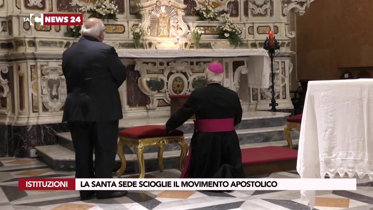 La Santa Sede scioglie il Movimento Apostolico