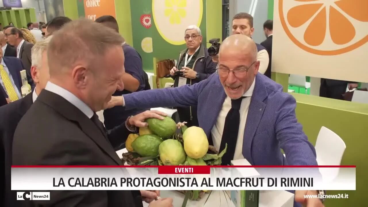 La Calabria protagonista al Macfrut di Rimini