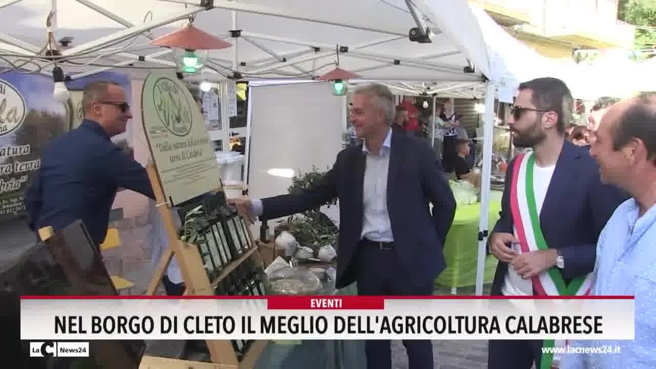 Nel borgo di Cleto il meglio dell'agricoltura calabrese