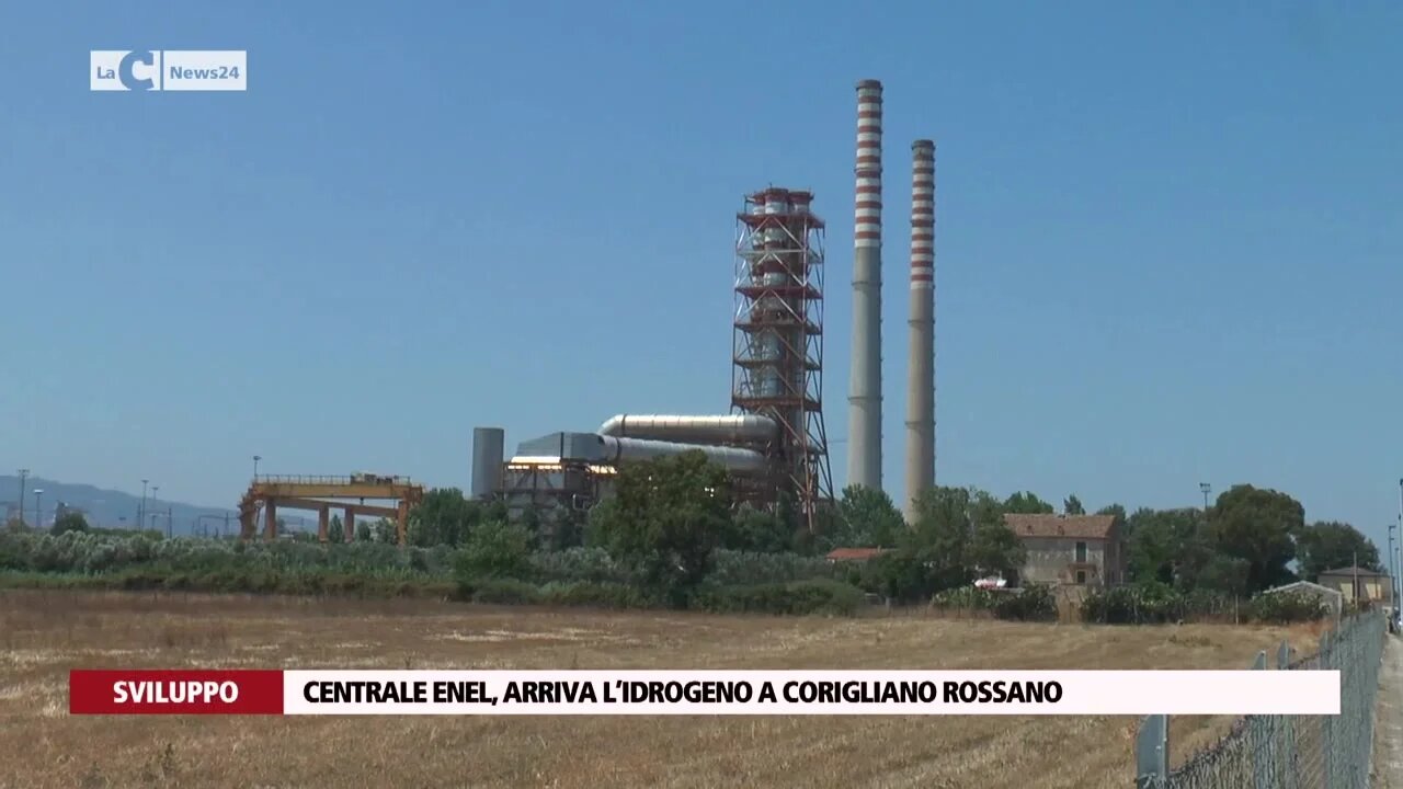 Centrale Enel, arriva l’idrogeno a Corigliano Rossano