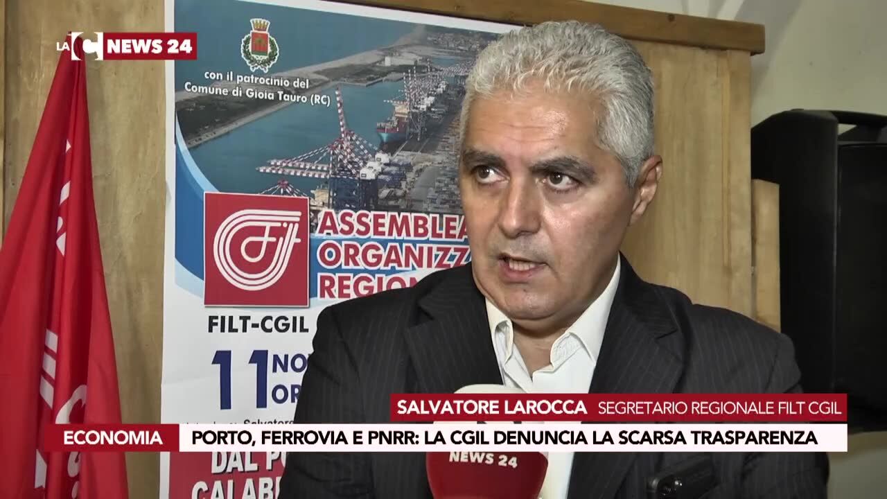 Porto, ferrovia e pnrr: la Cgil denuncia la scarsa trasparenza