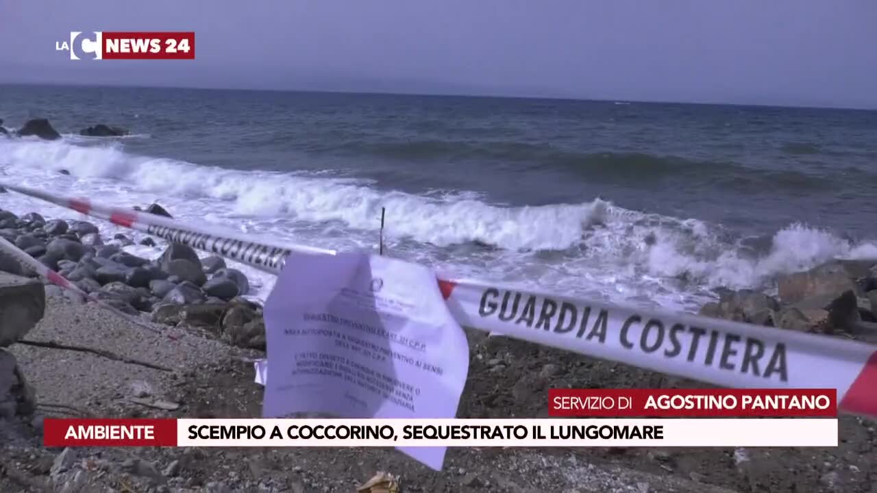 Scempio a Coccorino, sequestrato il lungomare