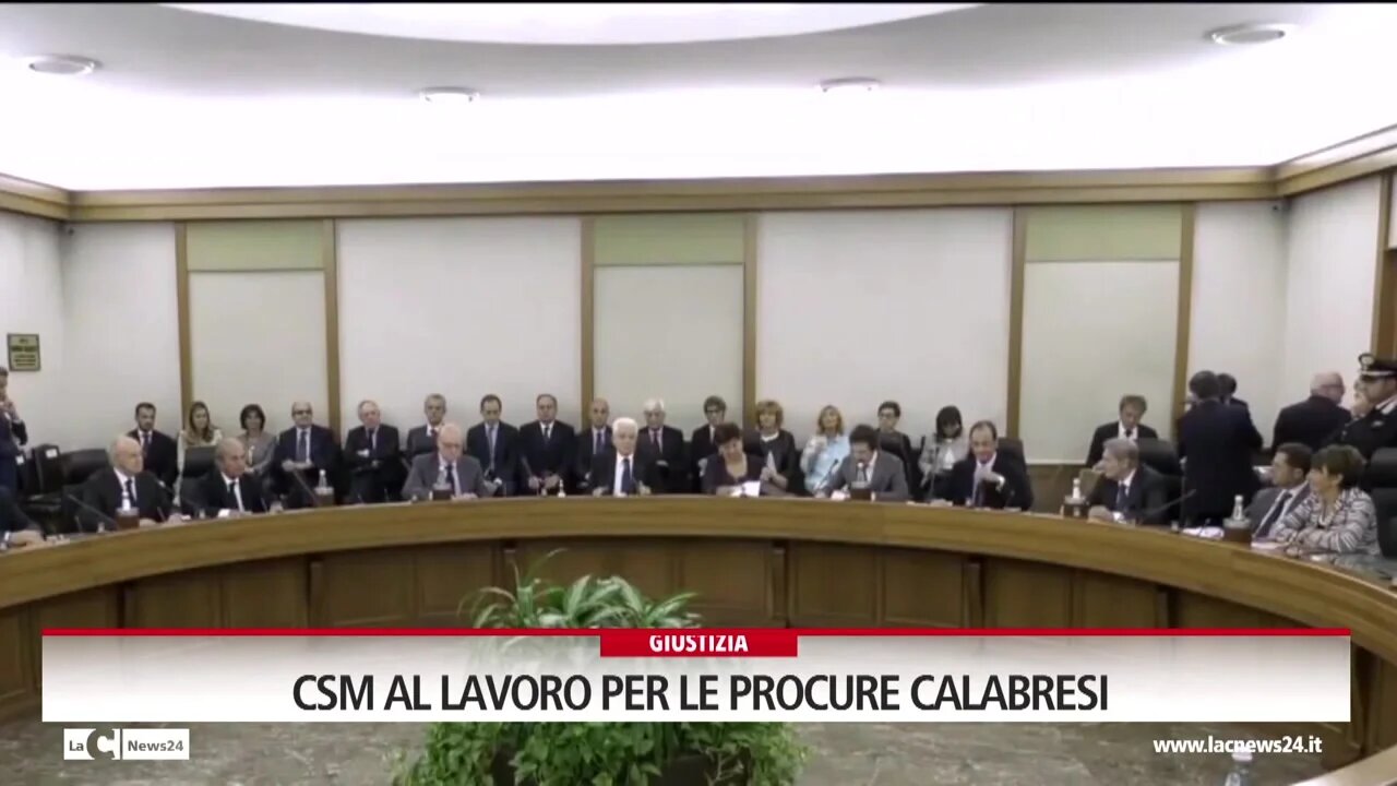 CSM al lavoro per le procure calabresi