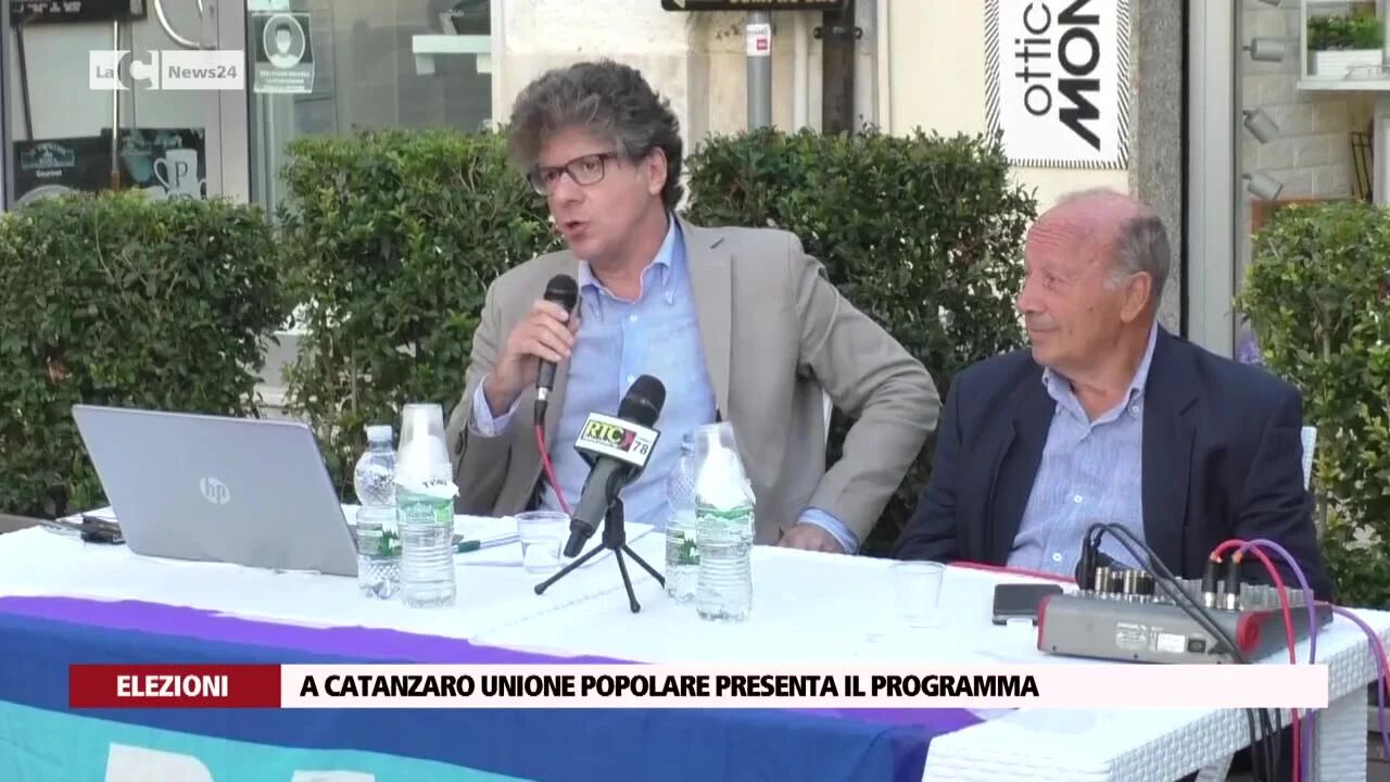A Catanzaro Unione Popolare presenta il programma