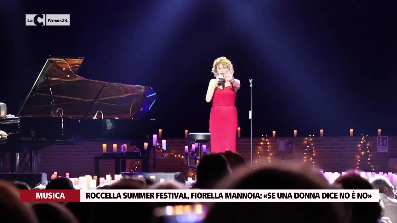 Roccella Summer Festival, Fiorella Mannoia: «Se una donna dice no è no»