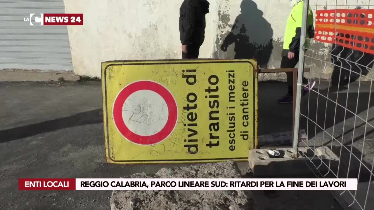 Reggio Calabria, Parco lineare Sud: ritardi per la fine dei lavori