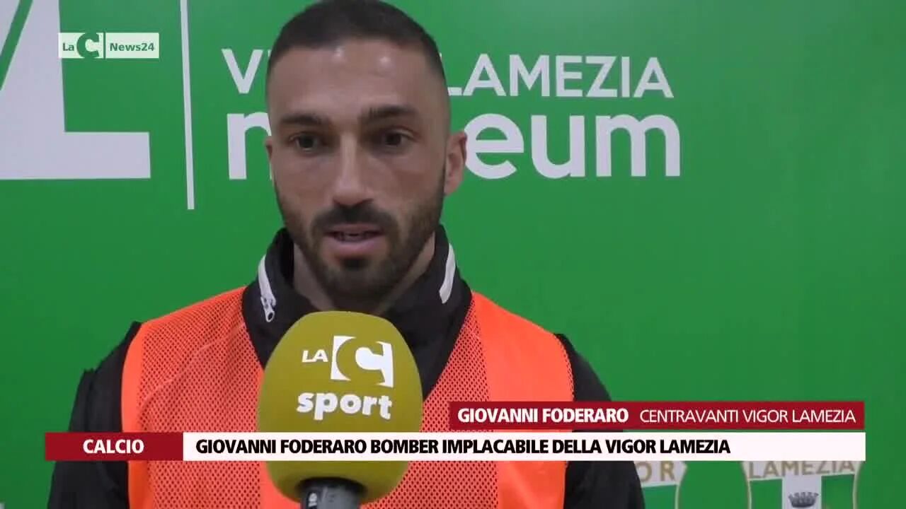 Giovanni Foderaro bomber implacabile della Vigor Lamezia