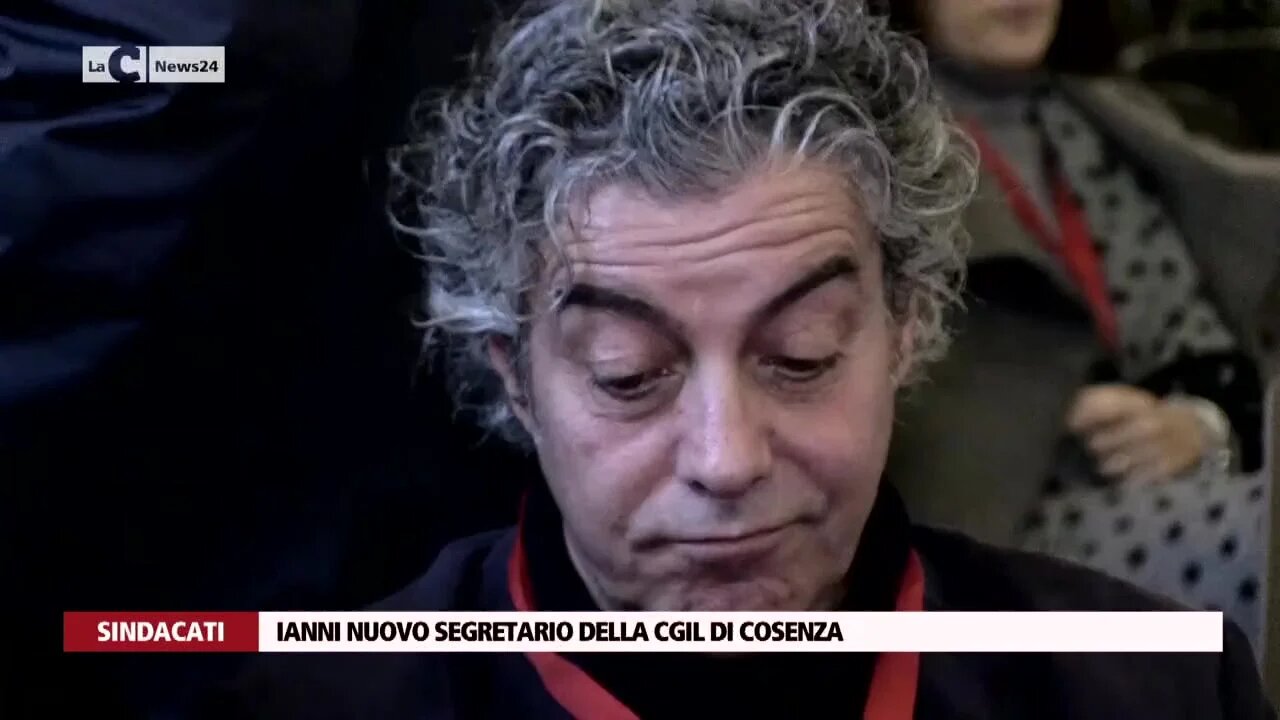 Ianni nuovo segretario della Cgil di Cosenza