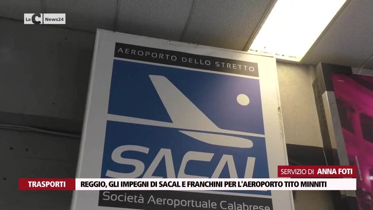 Reggio, gli impegni di Sacal e Franchini per l'aeroporto Tito Minniti