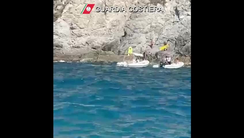 Salvataggio bagnante a Capo Vaticano