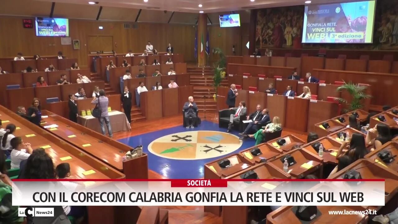 Con il Corecom Calabria gonfia la rete e vinci sul web