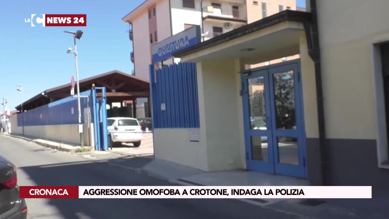 Aggressione omofoba a Crotone, indaga la polizia