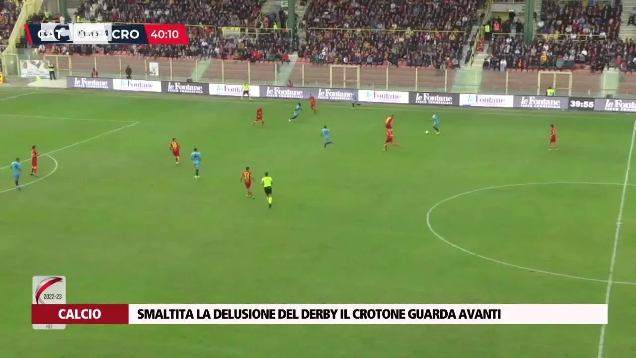 Smaltita la delusione del derby il Crotone guarda avanti