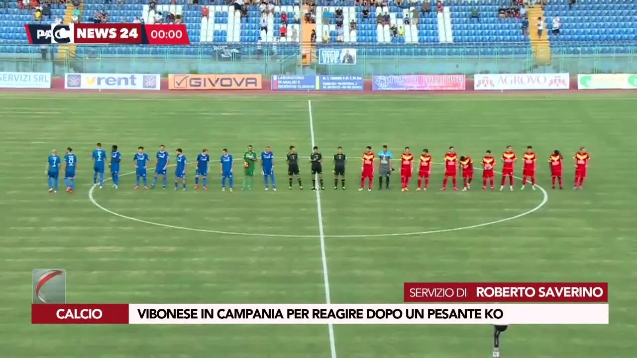 Vibonese in Campania per reagire dopo un pesante ko