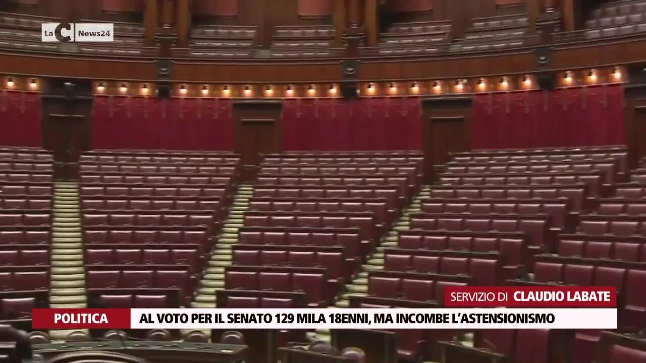 Al voto per il Senato 129 mila 18enni, ma incombe l’astensionismo
