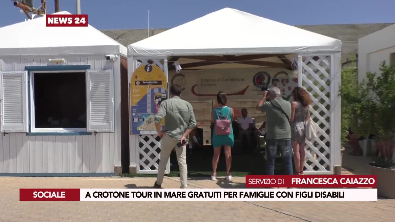 A Crotone tour in mare gratuiti per famiglie con figli disabili