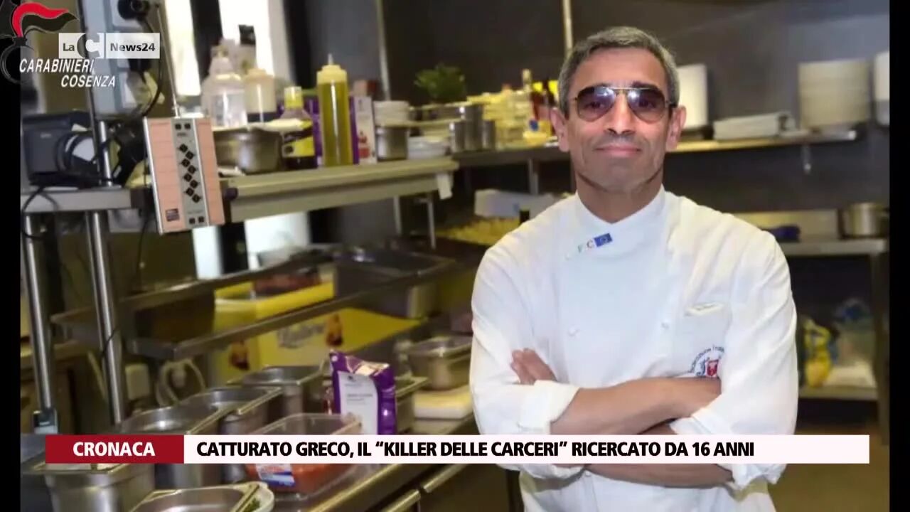 Catturato Greco, il “killer delle carceri” ricercato da 16 anni