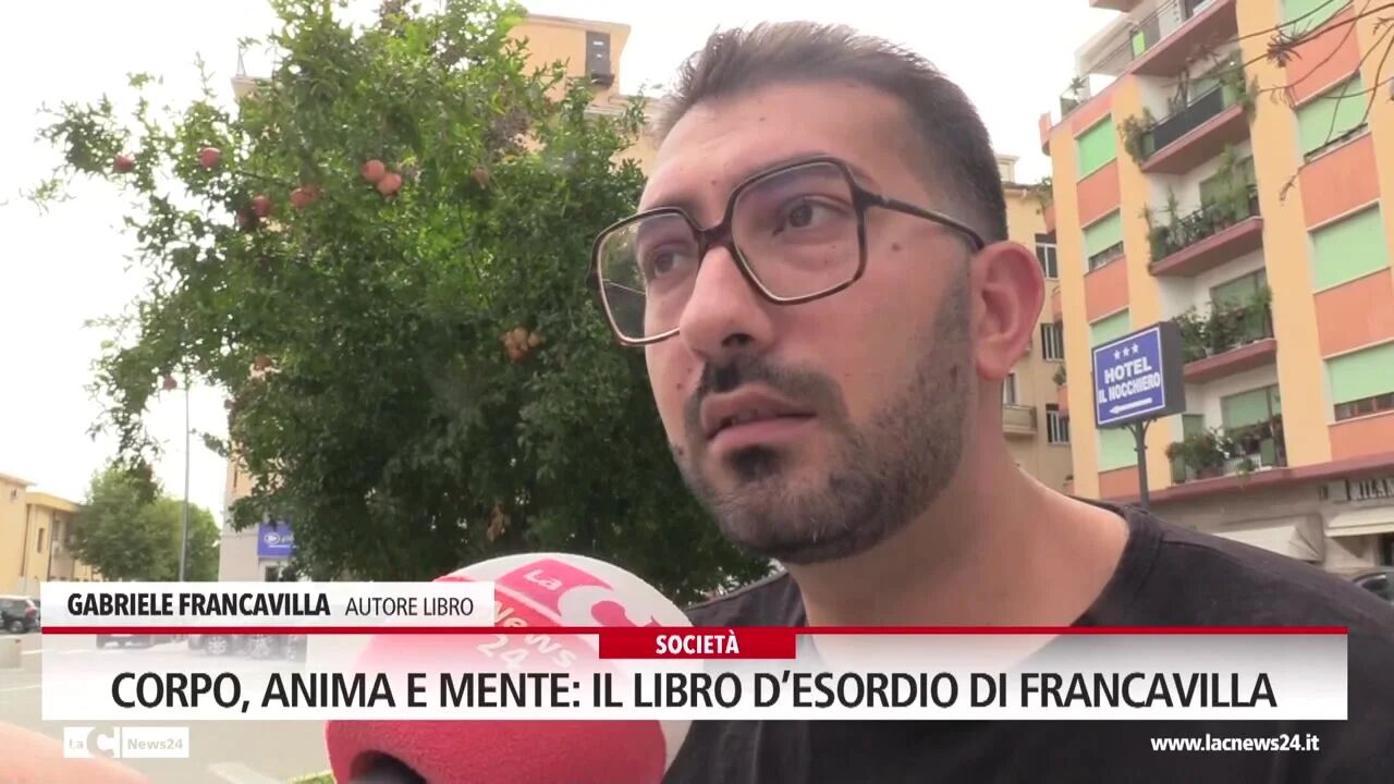 Corpo, anima e mente il libro d’esordio di Francavilla