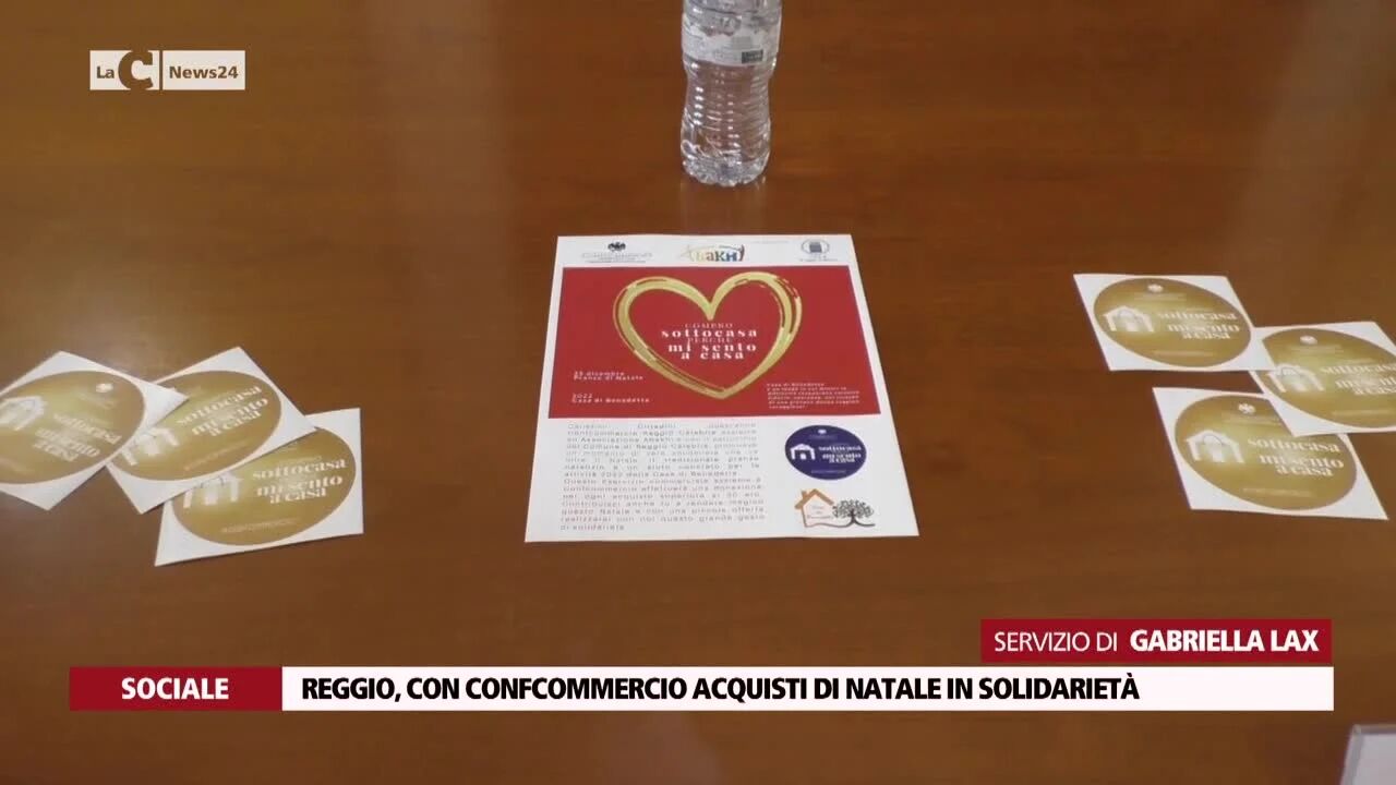 Reggio, con Confcommercio acquisti di Natale in solidarietà