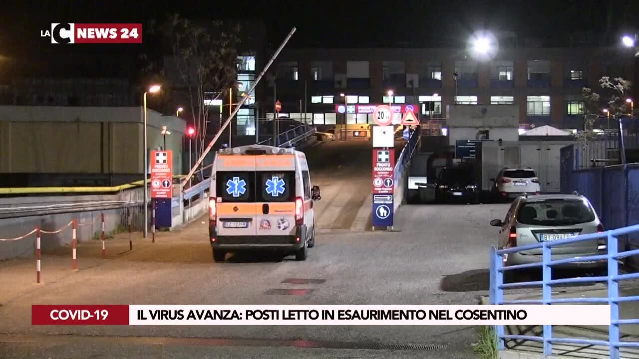 Il virus avanza, posti letto in esaurimento nel Cosentino