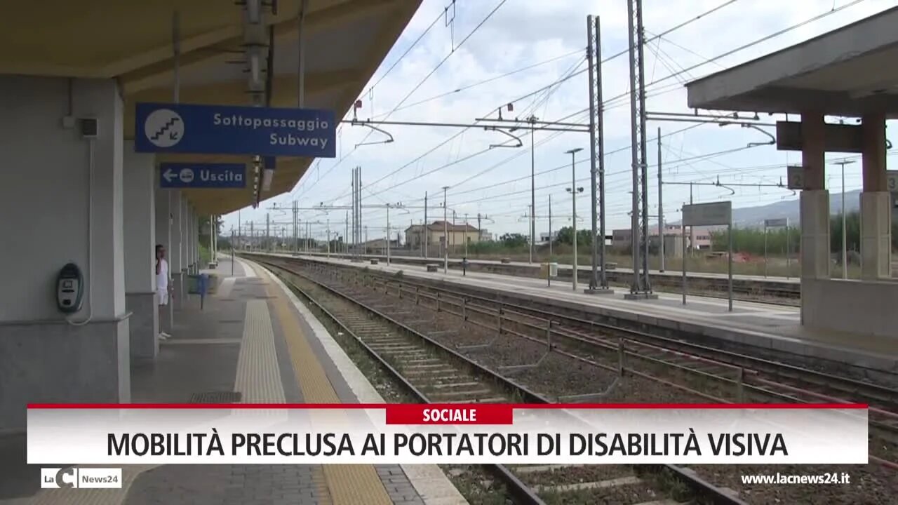 Mobilità preclusa ai portatori di disabilità visiva