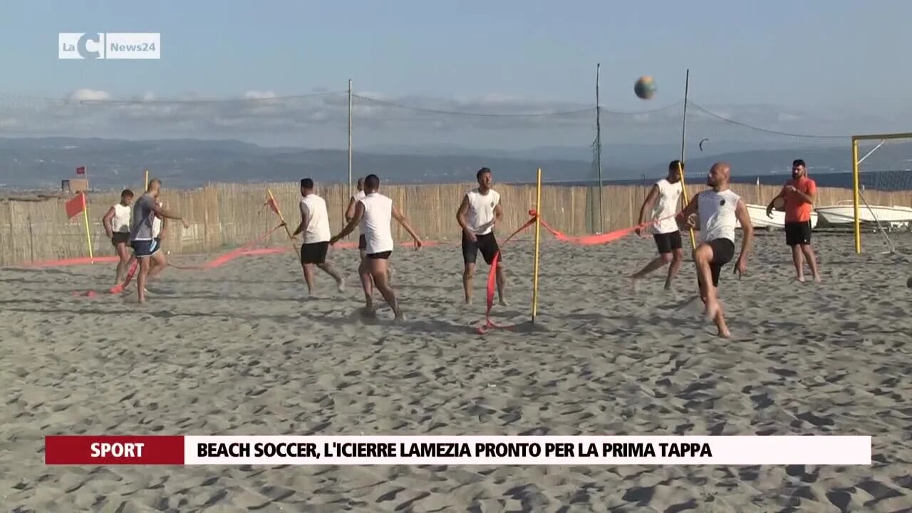 Beach soccer, l'Icierre Lamezia pronto per la prima tappa