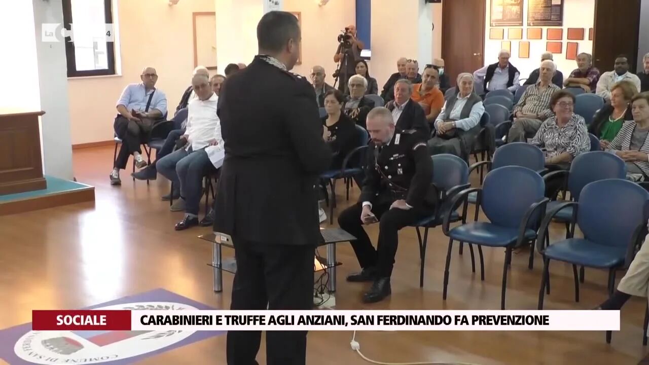 Carabinieri e truffe agli anziani, San Ferdinando fa prevenzione