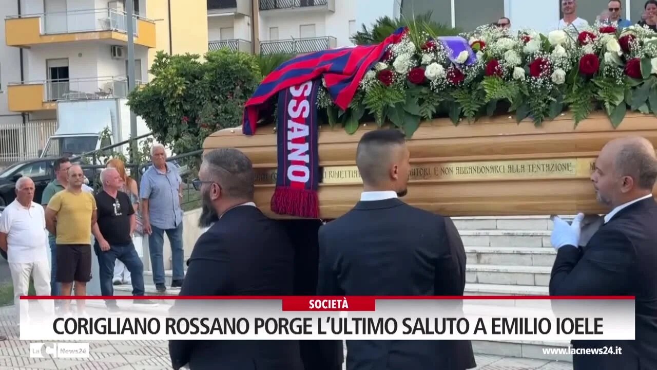 Corigliano Rossano porge l’ultimo saluto a Emilio Ioele