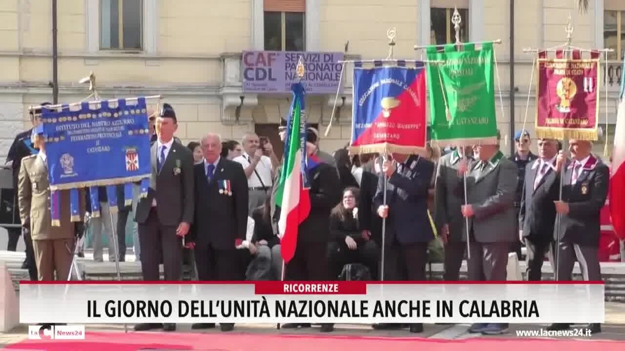 Il giorno dell’unità nazionale anche in Calabria