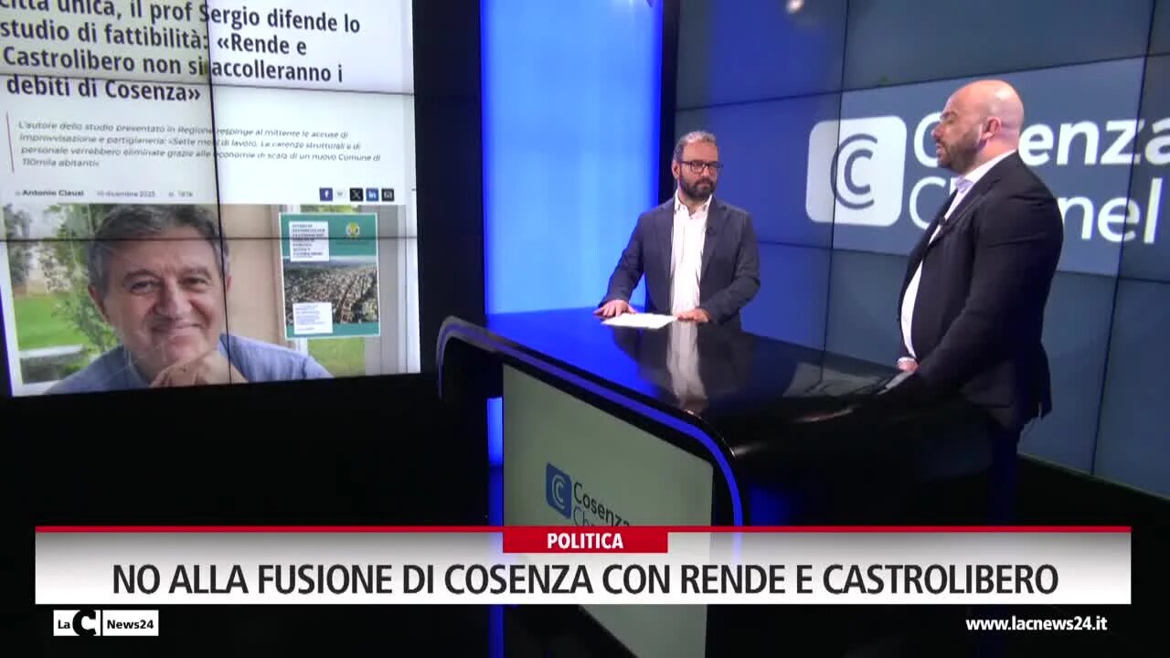 No alla fusione di Cosenza con Rende e Castrolibero