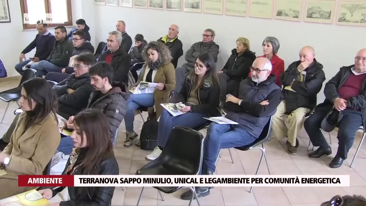 Terranova Sappo Minulio, presentato il progetto di comunità energetica con Legambiente e Unical