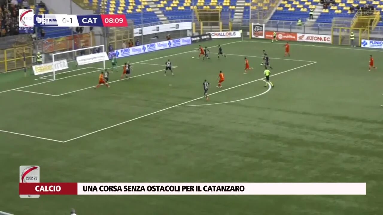 Una corsa senza ostacoli per il Catanzaro