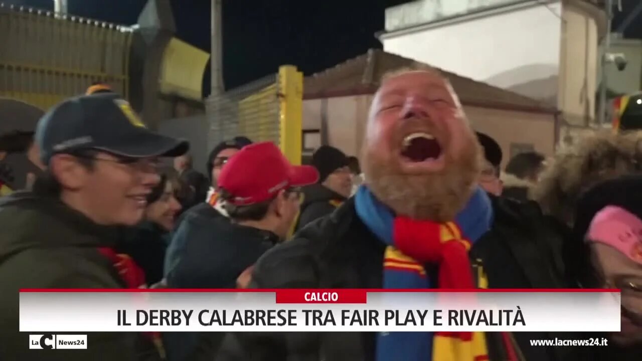 Il derby calabrese tra fair play e rivalità