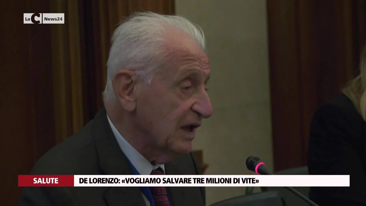 Lotta ai tumori, De Lorenzo: «vogliamo salvare tre milioni di vite»