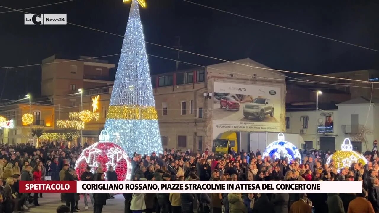 Corigliano Rossano, piazze stracolme in attesa del concertone