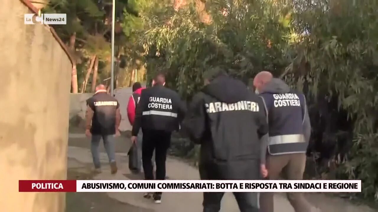 Abusivismo, comuni commissariati botta e risposta tra sindaci e Regione