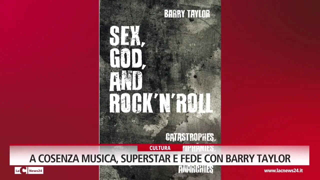 A Cosenza musica, superstar e fede con Barry Taylor