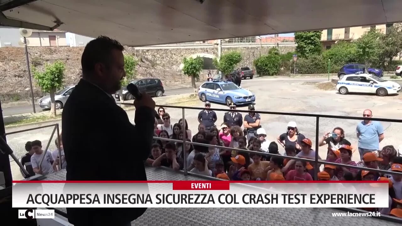 Acquappesa insegna sicurezza col crash test experience