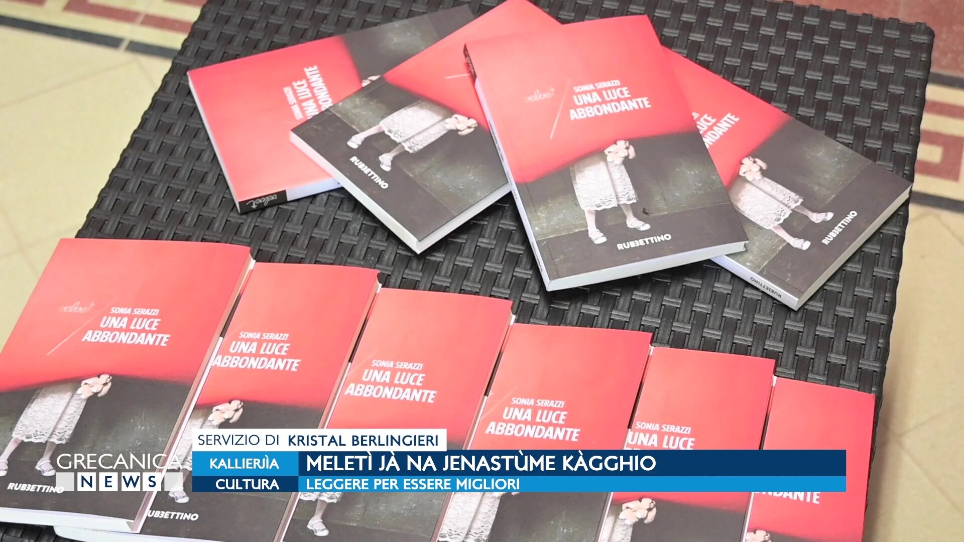 Bova, al Museo della lingua grecocalabra Rohlfs la presentazione del romanzo “Una luce abbondante” di Sonia Serrazzi