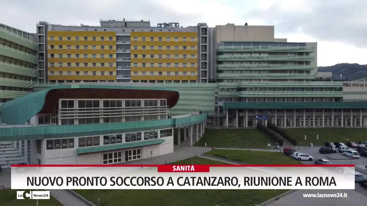 Nuovo pronto soccorso a Catanzaro, riunione a Roma