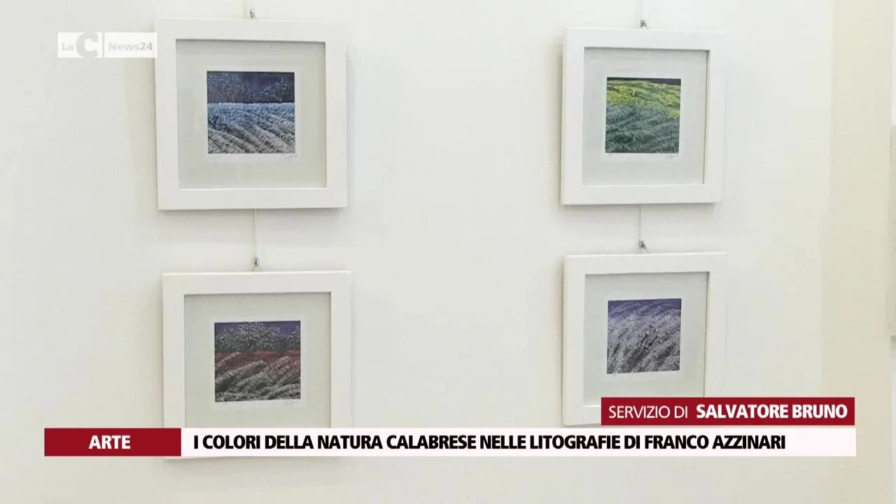 I colori della natura calabrese nelle litografie di Franco Azzinari