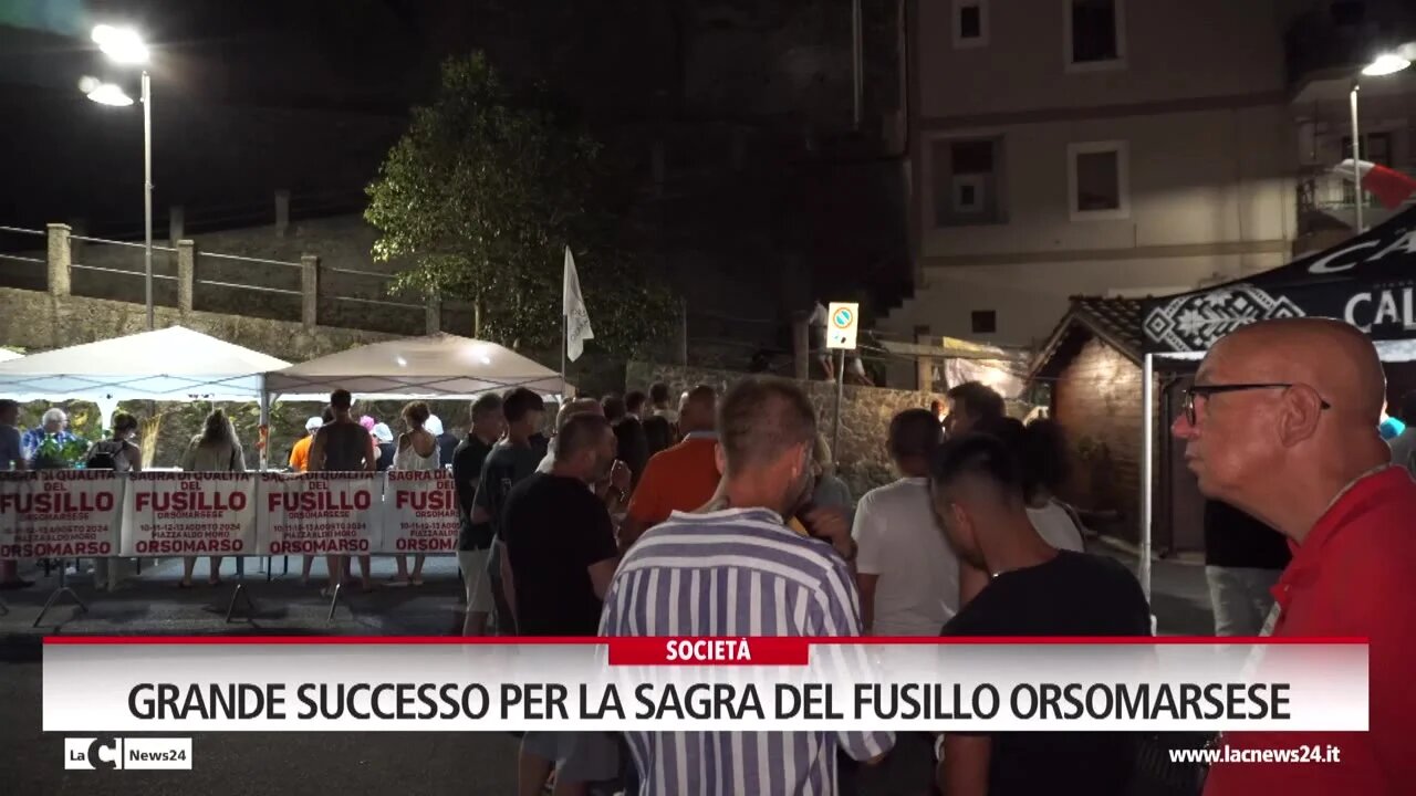 Grande successo per la Sagra del fusillo orsomarsese