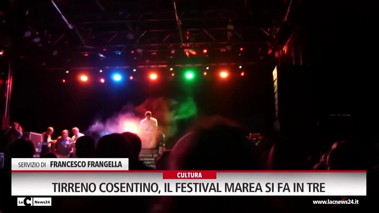 Tirreno cosentino, il Festival Marea si fa in tre