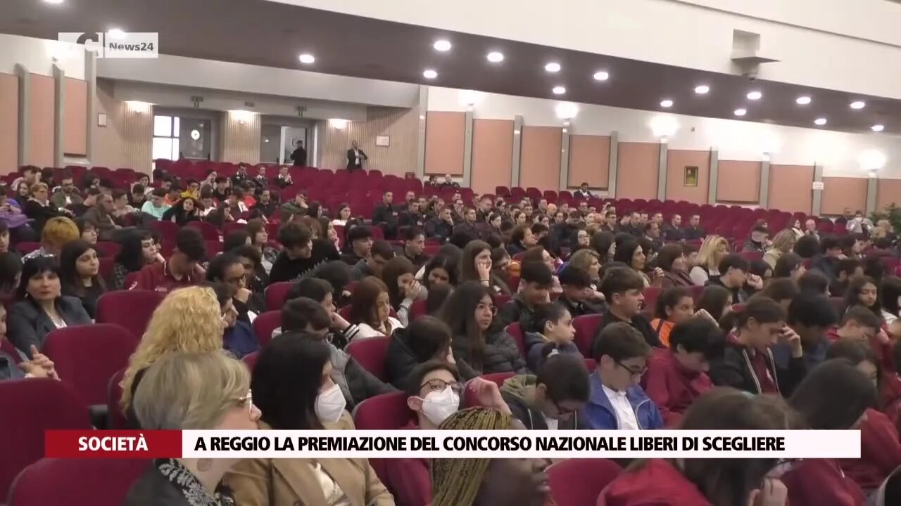 A Reggio la premiazione del concorso nazionale liberi di scegliere