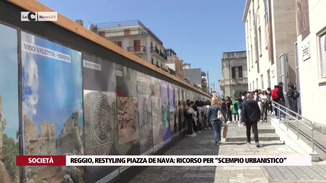 Reggio, restyling piazza De Nava: ricorso per “scempio urbanistico”