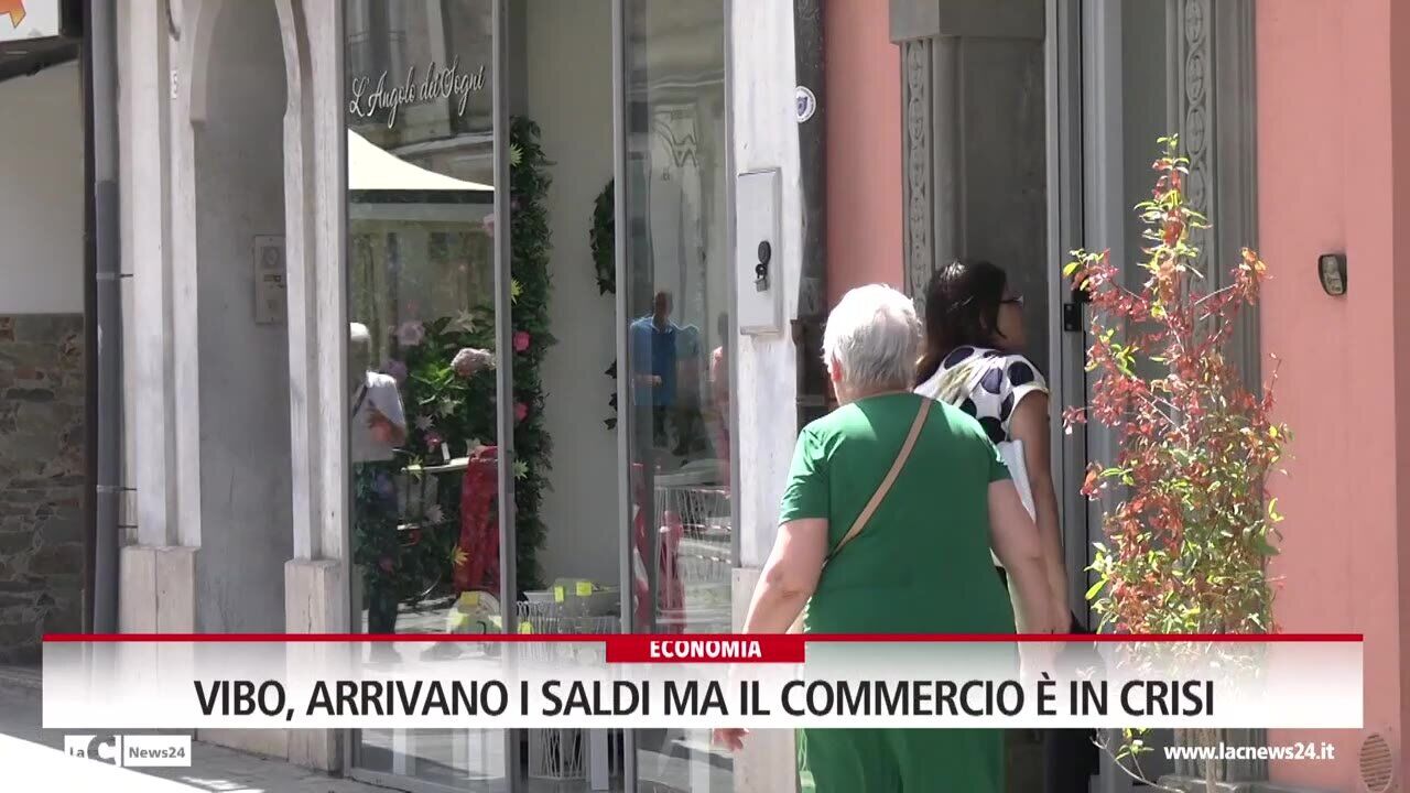Vibo, arrivano i saldi ma il commercio è in crisi