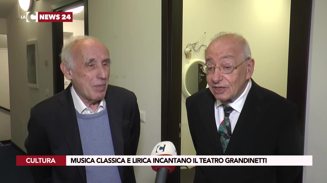 Musica classica e lirica incantano il teatro Grandinetti