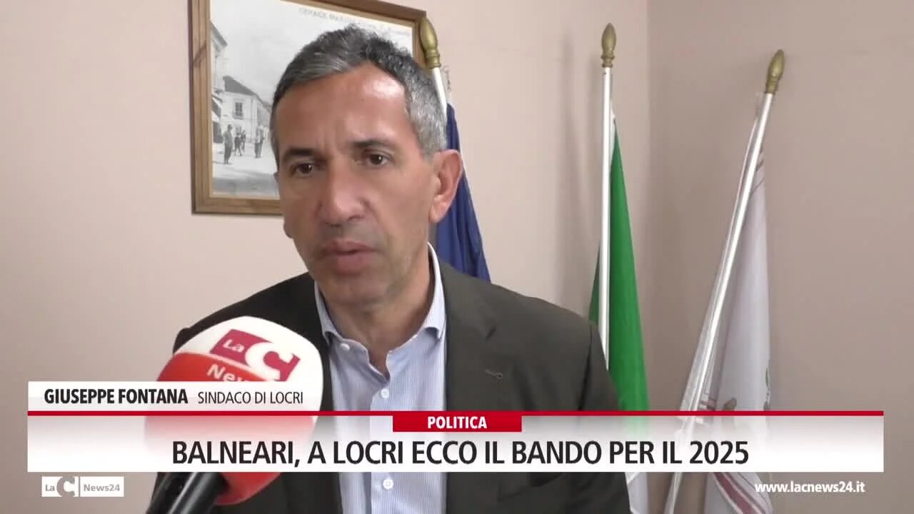 Balneari, a Locri ecco il bando per il 2025