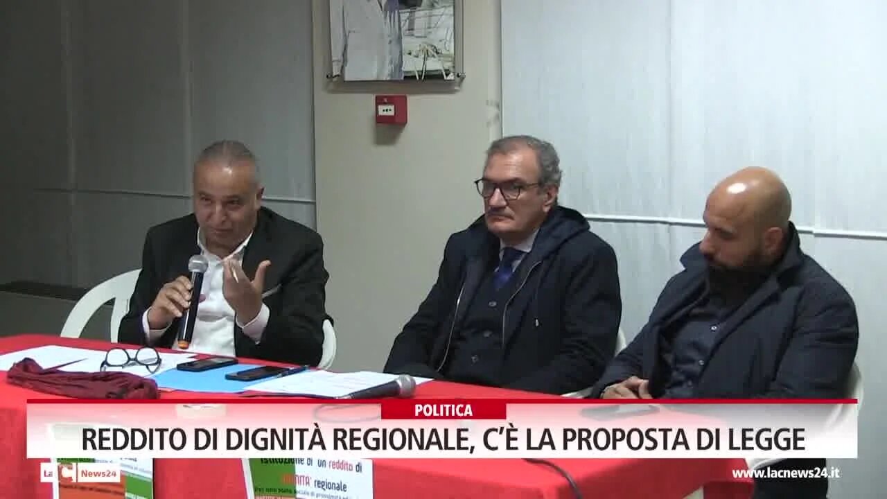 Reddito di dignità regionale, c’è la proposta di legge