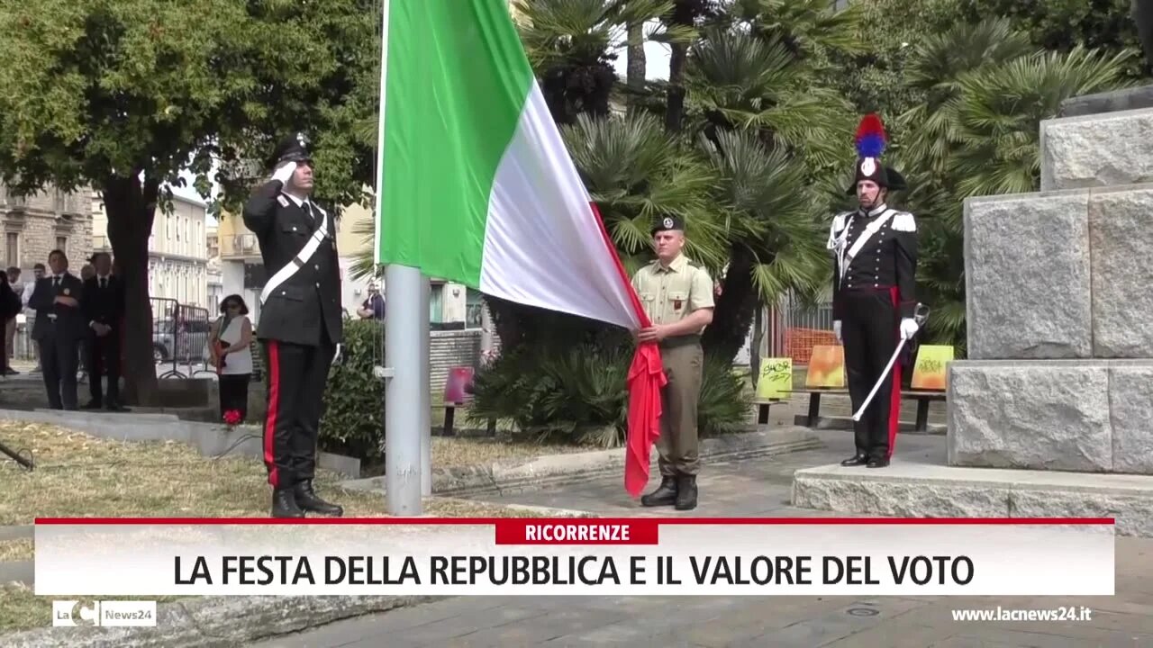 La festa della Repubblica e il valore del voto: la cerimonia a Catanzaro